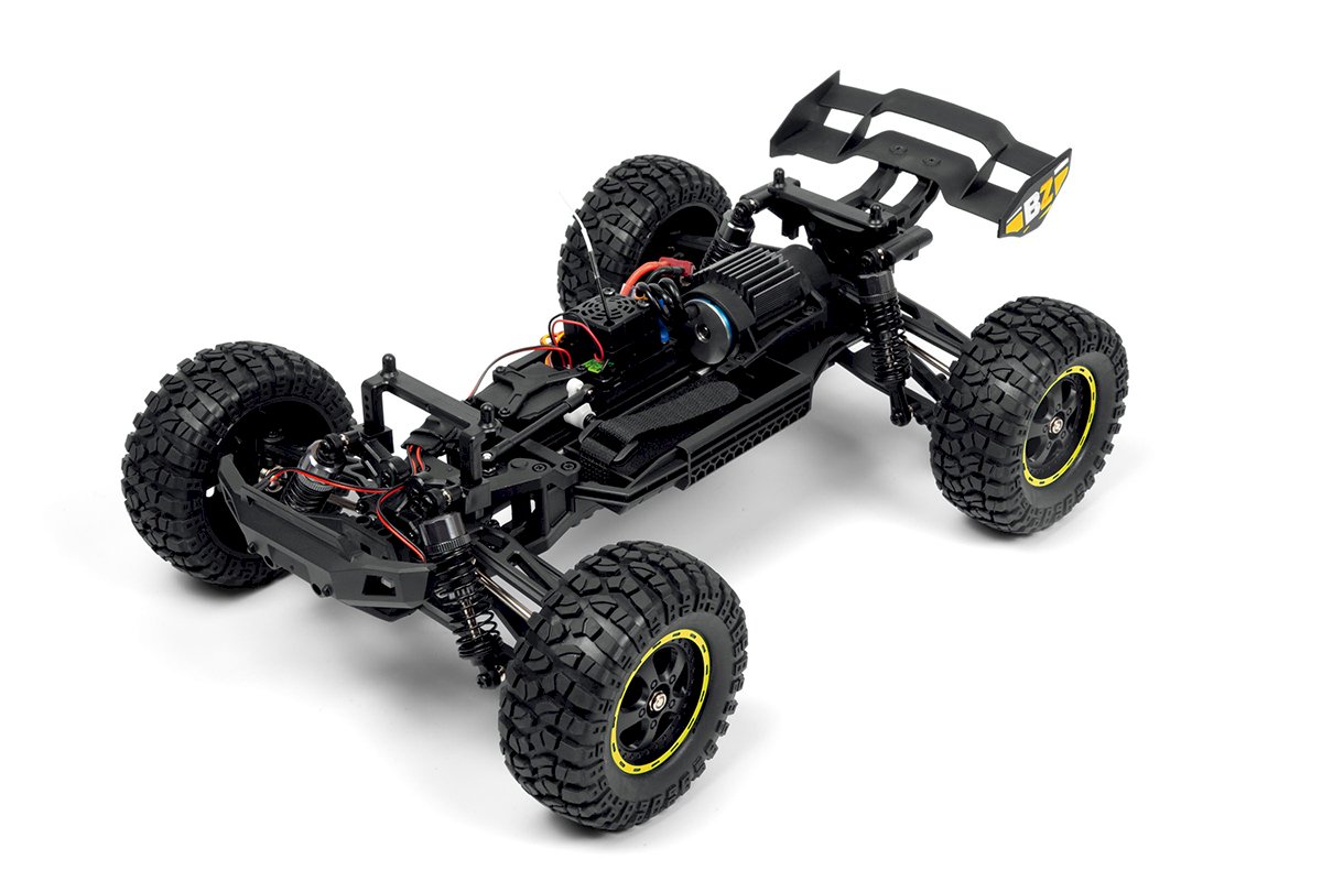 BlackZon Smyter DB Turbo 1/12 Scale 4WD 3S Brushless Electric Desert Buggy RTR (Yellow) - 540255