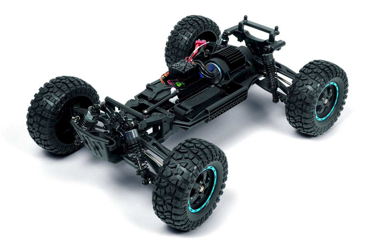 BlackZon Smyter DB Turbo 1/12 Scale 4WD 3S Brushless Electric Desert Buggy RTR (Blue) - 540256