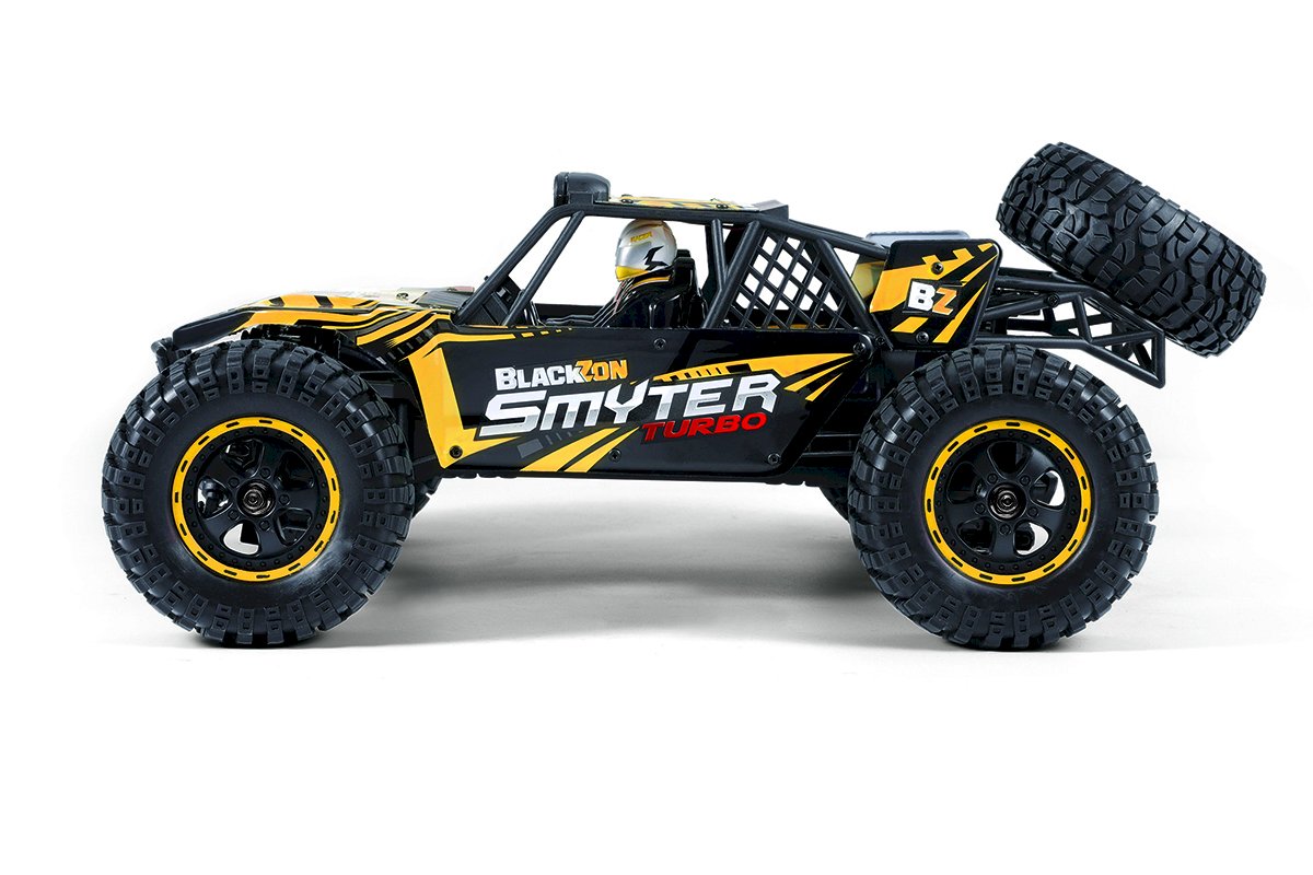 BlackZon Smyter DB Turbo 1/12 Scale 4WD 3S Brushless Electric Desert Buggy RTR (Yellow) - 540257