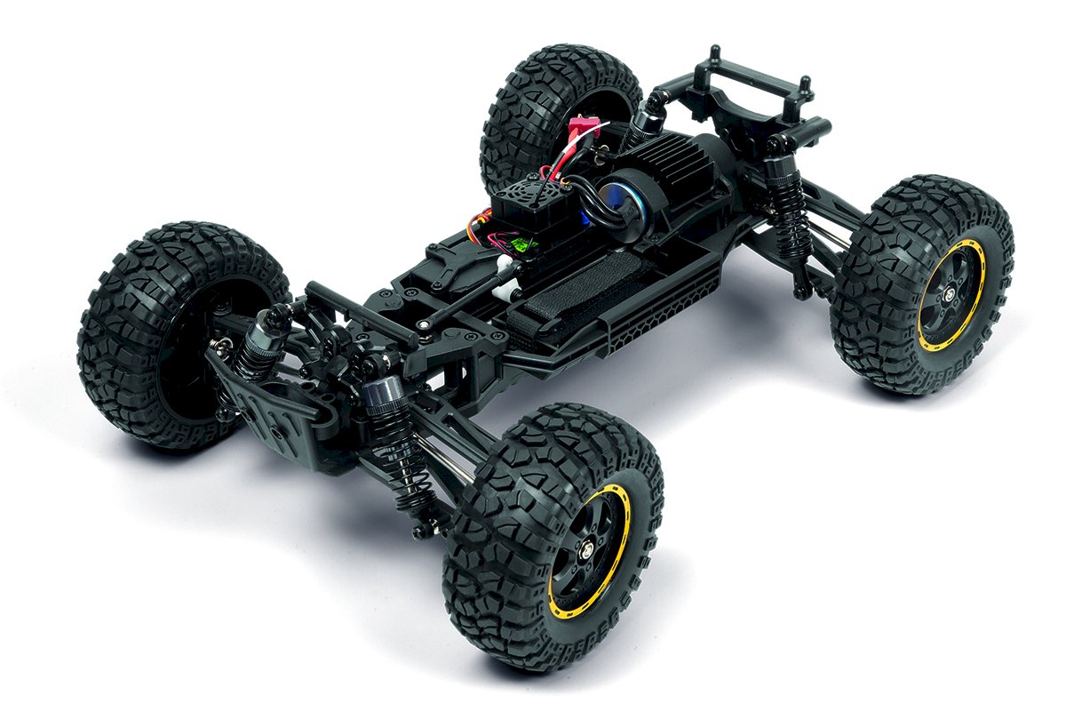 BlackZon Smyter DB Turbo 1/12 Scale 4WD 3S Brushless Electric Desert Buggy RTR (Yellow) - 540257