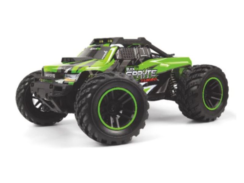 BlackZon Spryte MT Turbo 1/20 Scale 4WD Brushless Electric Monster Truck RTR (Green) - 540289