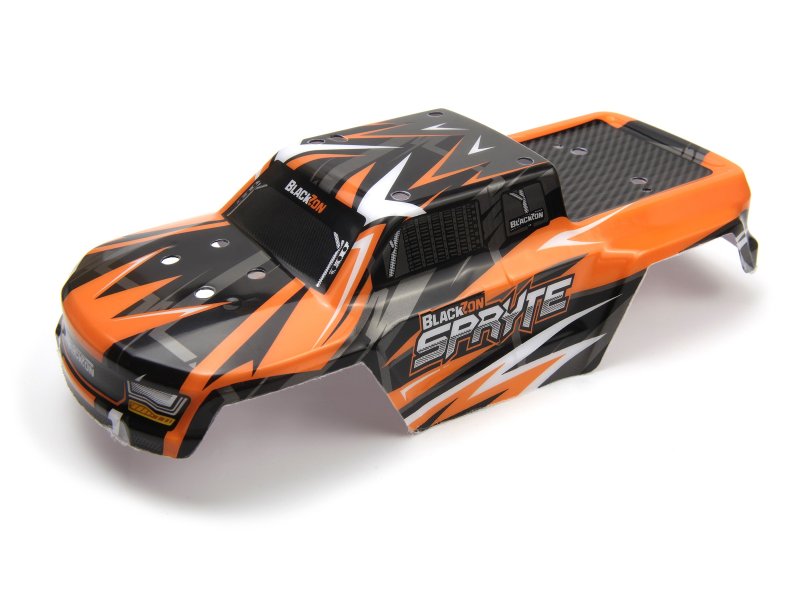 BlackZon Spryte MT Pre-Painted Body Shell - Orange - 540345