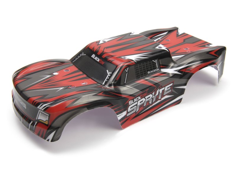 BlackZon Spryte ST Pre-Painted Body Shell - Red - 540348