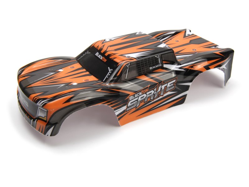BlackZon Spryte ST Pre-Painted Body Shell - Orange - 540349