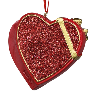 Chocolate Heart Box Ornament