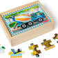 4 Set Wooden Puzzle - The Wonderland Freedom Paradise Jigsaw