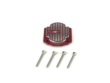 CEN Racing KAOS CNC Metal Differential Cover (Red Anodized) 1pc Q / MT / DL Series
