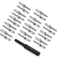 CEN Racing Bullet Wheel Lug(Silver chrome M2 studs with tool 24pcs)