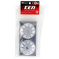CEN Racing KG1 KD004 DUEL Front Dually Aluminum Wheel (Silver) (2)
