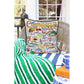 Chattanooga Hand-Embroidered Pillow by CatStudio
