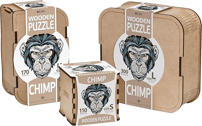Chimp — Wooden Jigsaw Puzzle