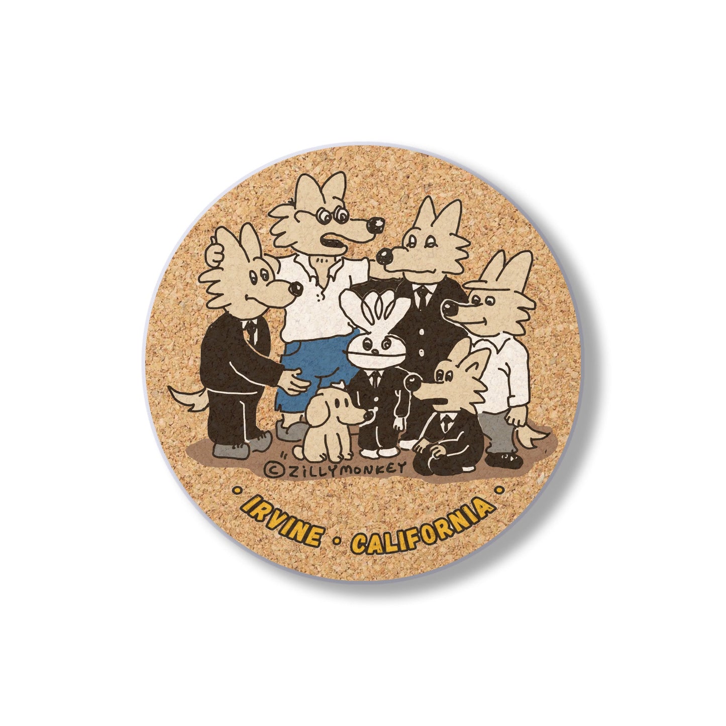 ZillyTales Coaster - The Civic Slicks, Irvine
