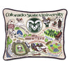Colorado State University Collegiate Embroidered Pillow by CatStudio