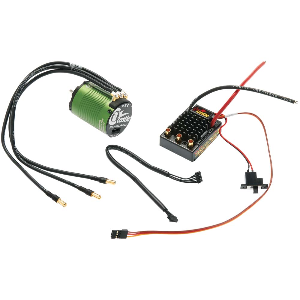 Castle Creations Sidewinder SV3 Waterproof Brushless ESC + Motor Combo for 1/10 Scale
