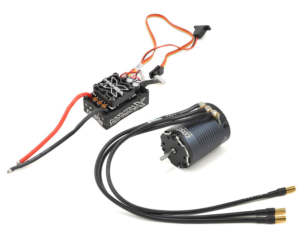 Castle Creations Mamba X Waterproof ESC + Sensored Brushless Motor Combo for 1/10 Scale