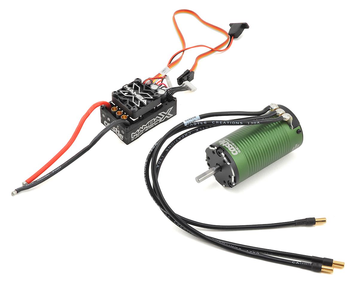 Castle Creations Mamba X SCT Waterproof ESC + 1406 Sensored Brushless Motor Combo for 1/10 SCT