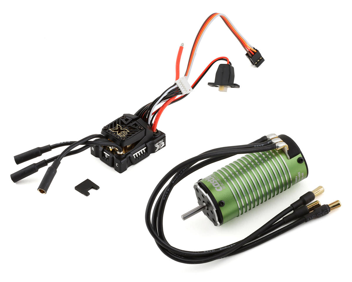Castle Creations Mamba Micro X2 16.8V Waterproof Sensored ESC + 0808-6350kV Brushless Motor Combo for 1/18 Scale