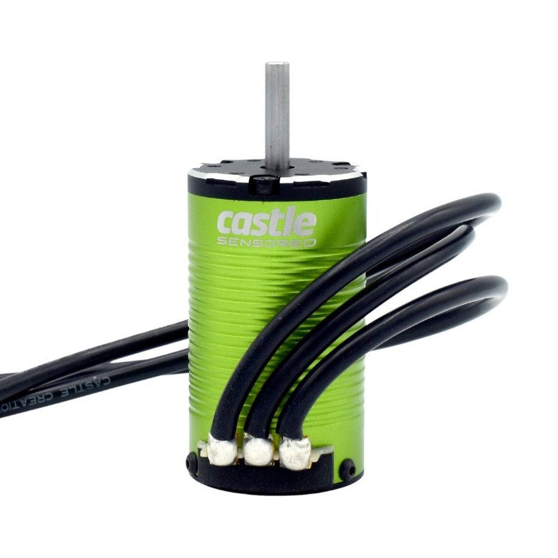 Castle Creations 1412 4-Pole Sensored Brushless No-Prep Drag Motor - 6400kV for 1/10 Scale