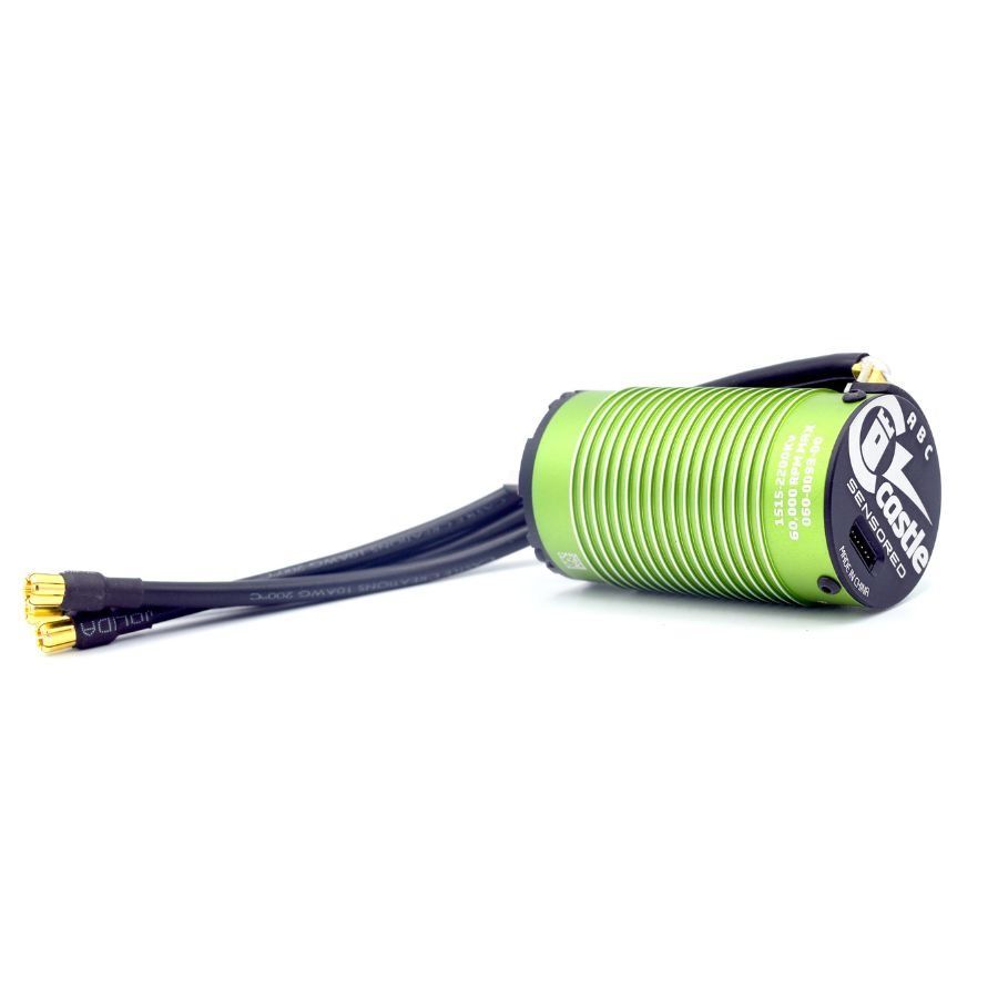 Castle Creations 1515-2200KV V2 4-Pole Sensored Brushless Motor for 1/8 & Heavy 1/10 Scale