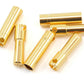 Castle Creations 4mm CC Bullet Connector Set - 3 Male / 3 Female High-Current Connectors