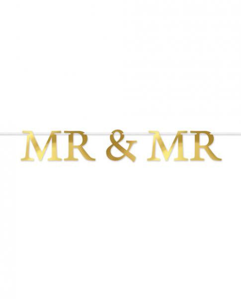 Foil Mr &amp; Mr Streamer Party Decoration Banner(D0102H50E7V.)