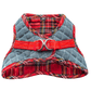 Step-In Denim Dog Harness - Red Plaid(D0102H53XD8)