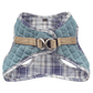 Step-In Denim Dog Harness - Blue Plaid(D0102H53XZ8)