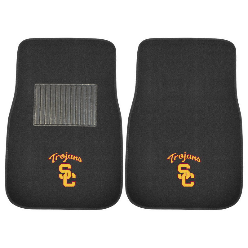 Southern california 2-piece Embroidered car Mats 18x27(D0102H5RH0g)