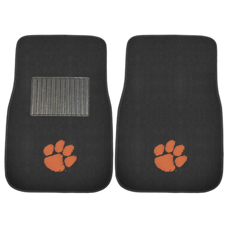 clemson 2-piece Embroidered car Mats 18x27(D0102H5RHV7)
