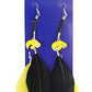 Iowa Hawkeyes Team Color Feather Earrings(D0102H7516Y.)