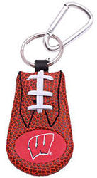Wisconsin Badgers Keychain - Classic Football(D0102H7597G.)