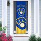 Milwaukee Brewers Banner Door(D0102H75B1G.)
