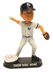 New York Yankees Chien-Ming Wang Forever Collectibles Blatinum Bobblehead - Pose 2(D0102H75CNY.)