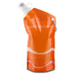 Eco-Highway Hydration Pouch: Collapsible, Reusable 20oz Water Bottle (Orange)(D0102H7TQUG.)