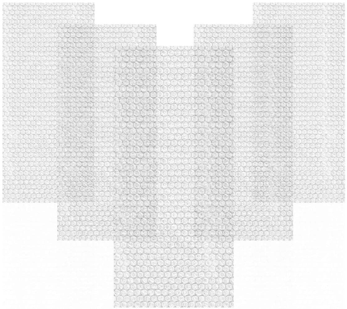 Pack of 25 clear Bubble Out Bags 8 x 175 Padded cushioned Pouches 8 x 17 12 Waterproof Poly Mailing Bags with Self-Sealing for S