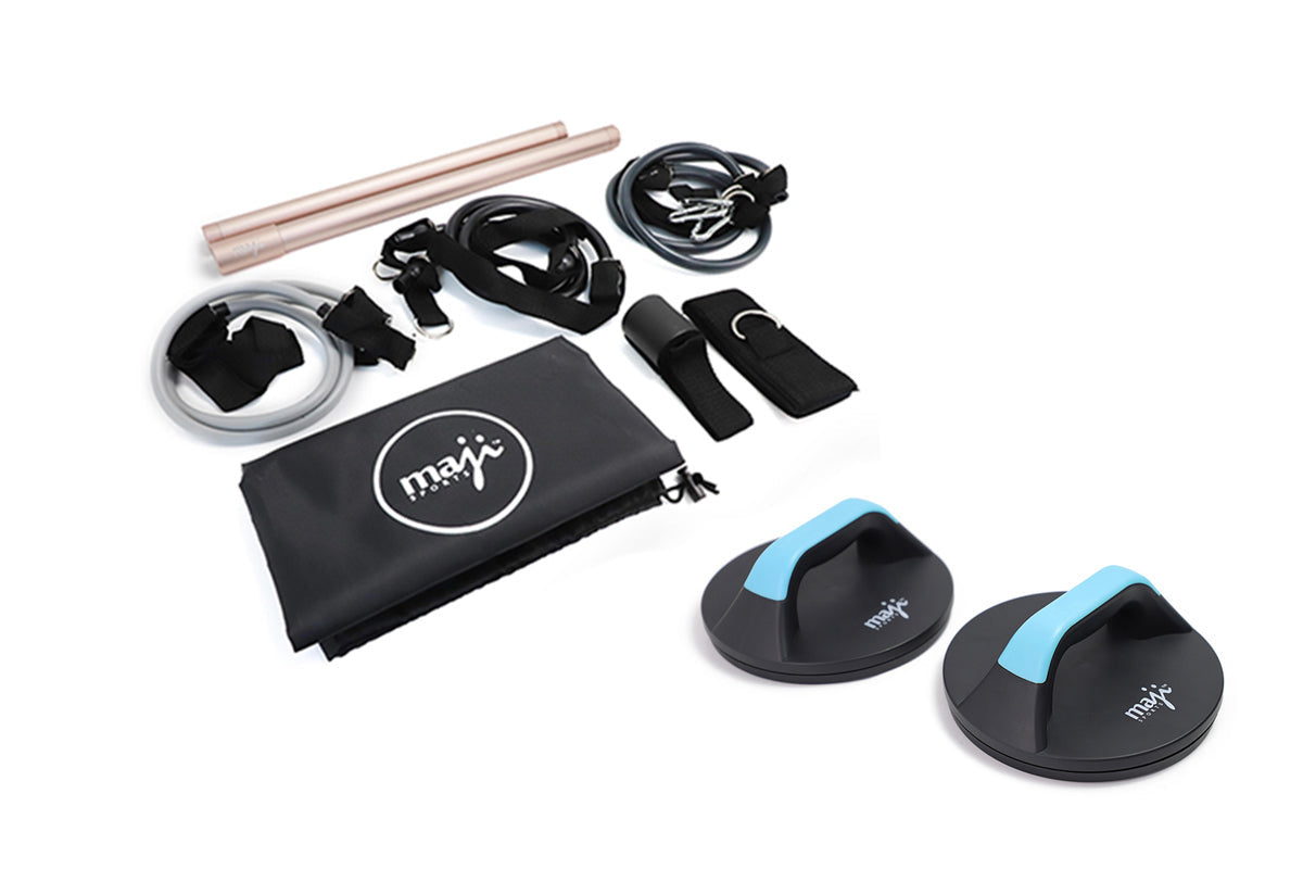 EXERcISE BAR & PUSH-UP BAR BUNDLE(D0102H9SPBg)