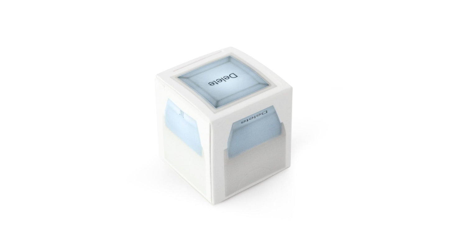 Modern Keyboard Feel with Stainless Keychain and LED Bright Button