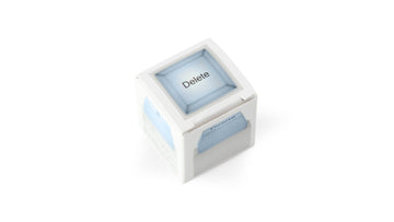 Keyboard Button Fee with Illuminate White LED Stainless Steel Keychain