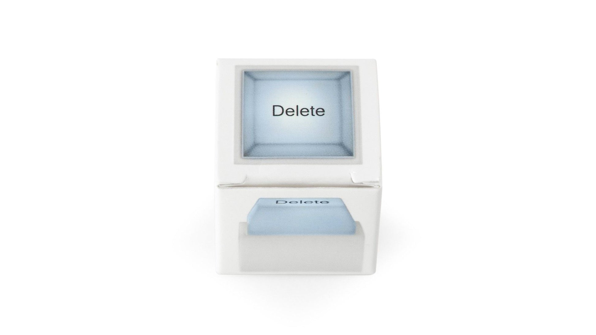 Delete Keyboard Keychain with Easy Battery Replacement & LED Features