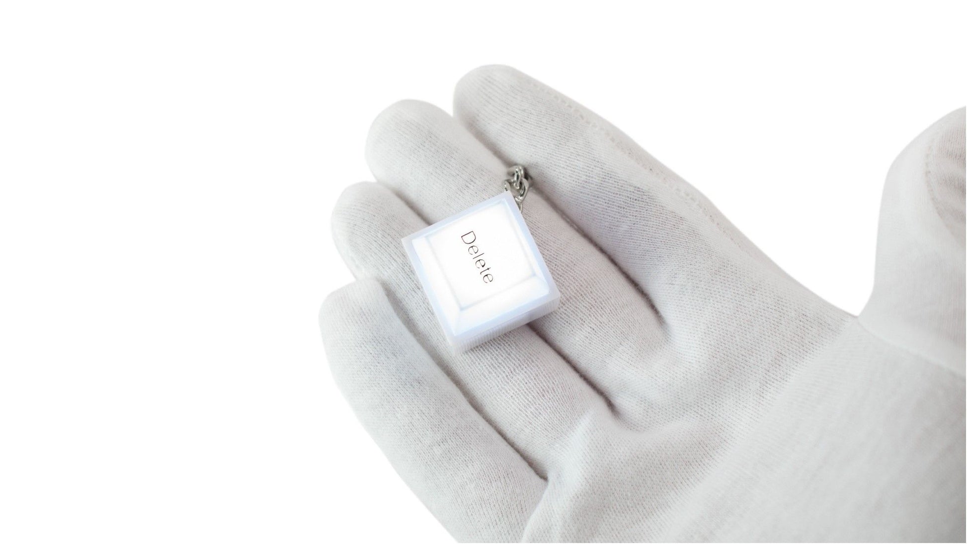 Enhance Your Keyboard with Bright White Delete Button with LED Push