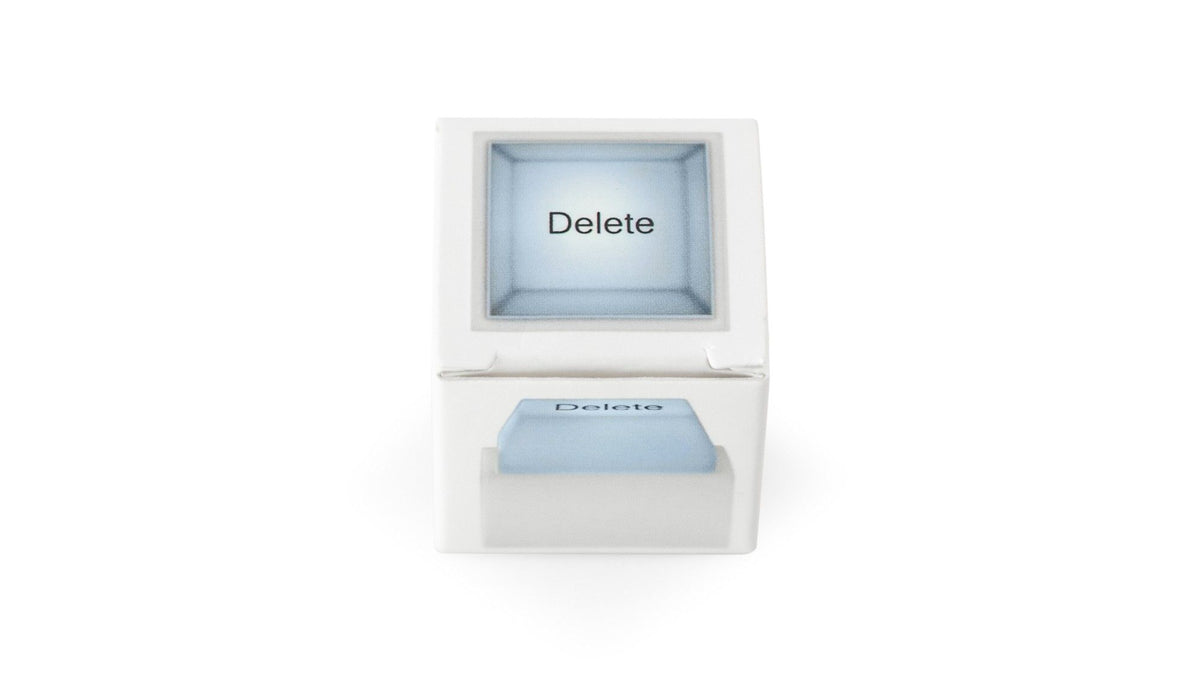 Lighted Delete Keyboard with Keychain and LED Illumination Effects