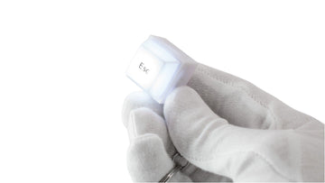 Escape Keyboard Keychain with Easy Battery Replacement & LED Features