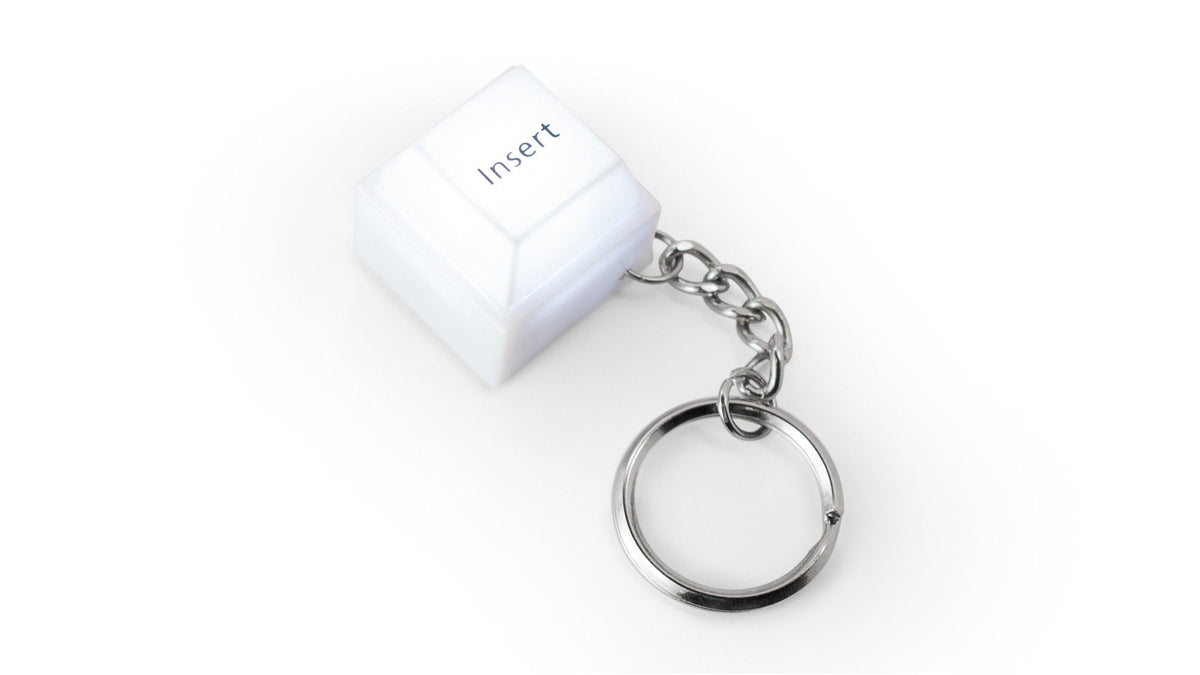 Insert Keyboard Stainless Keychain for Budget Friendly with Light LED Action