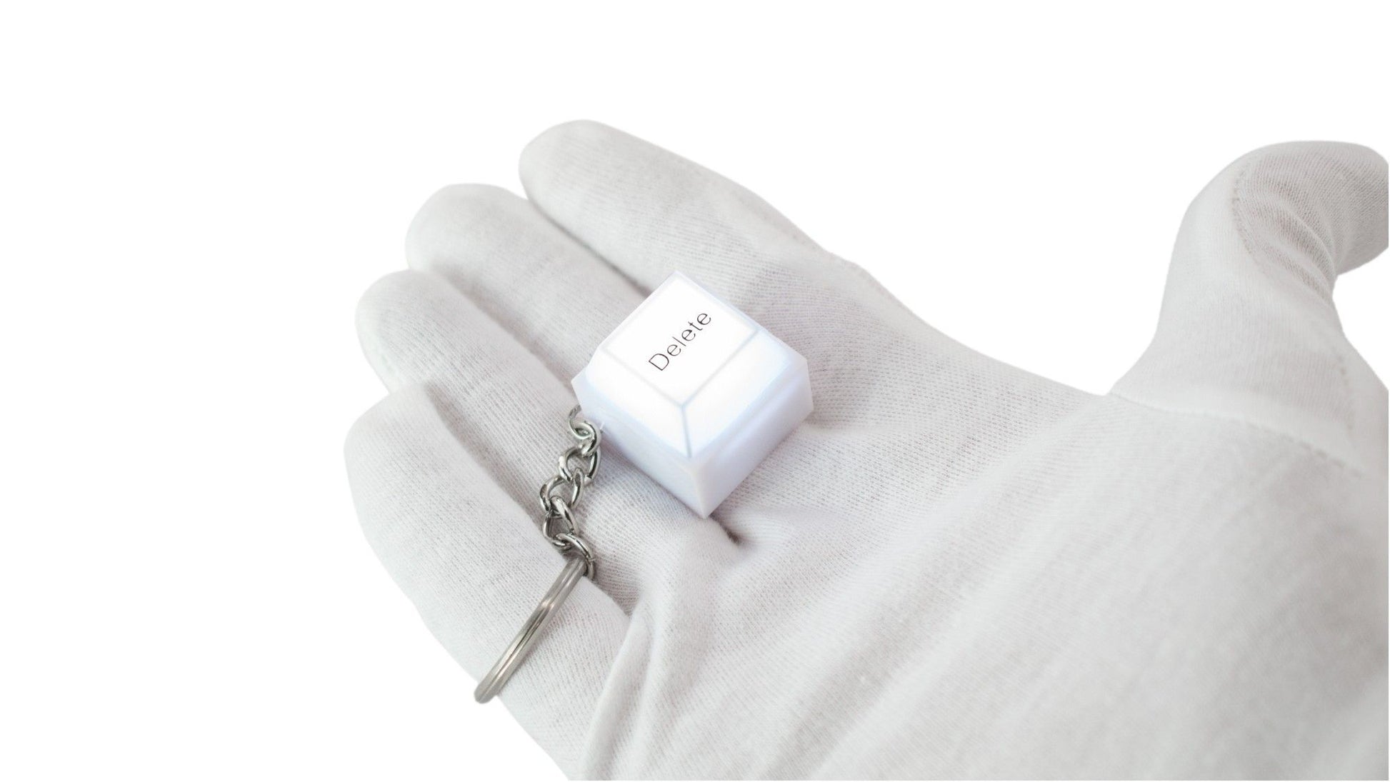 Enhance Your Keyboard with White LED Delete Button and Mechanical Push