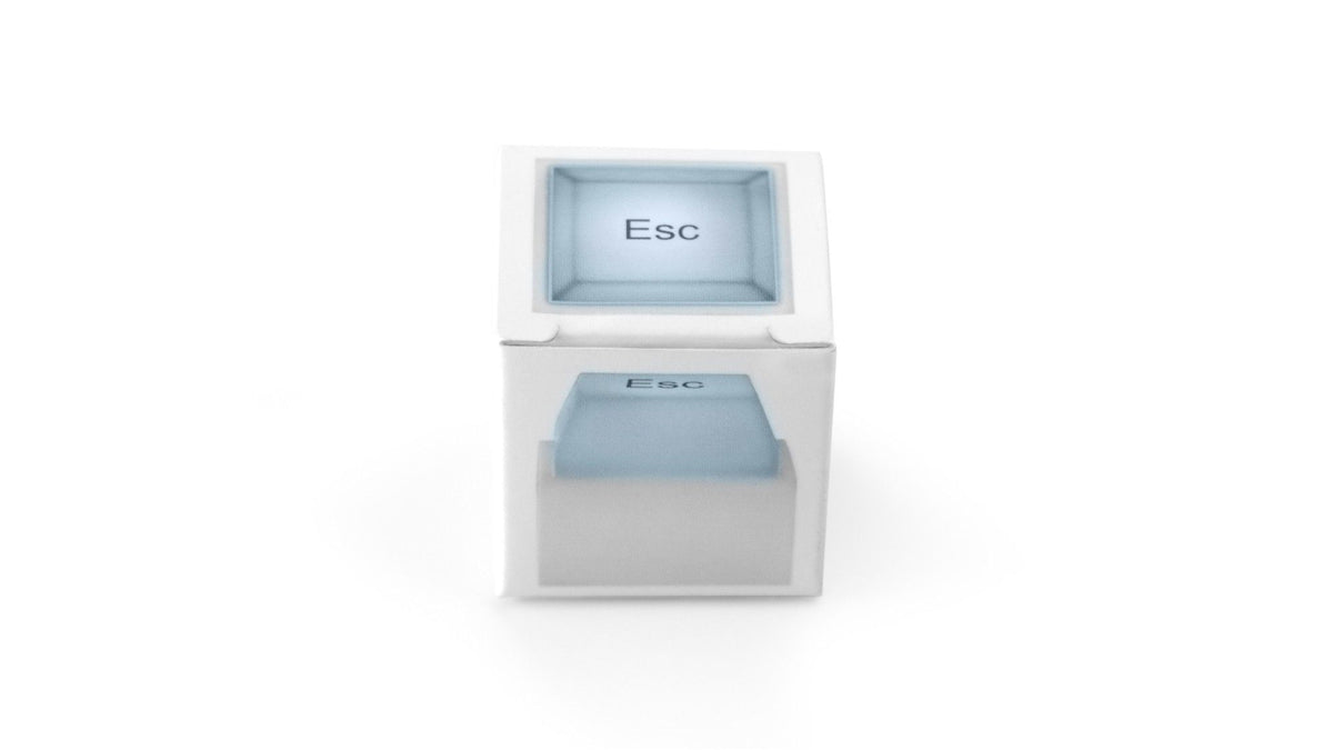 ESC Keyboard for Affordable Friendly with Keychain Delight & LED Feature