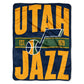 Jazz OFFICIAL Clear Out Micro Raschel Throw(D0102HH1T9U.)