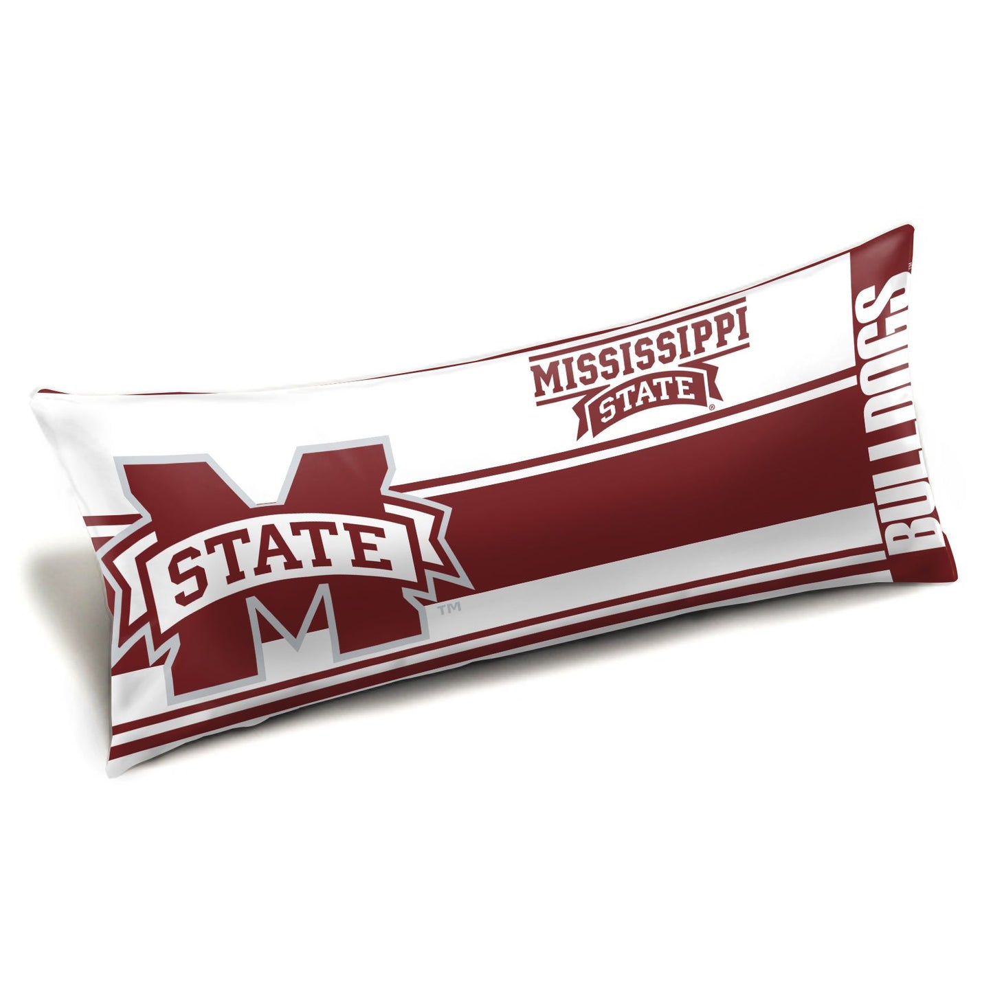 Mississippi State OFFICIAL Collegiate Seal Body Pillow(D0102HHY1FA.)