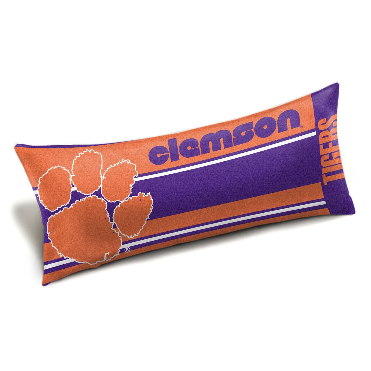 Clemson OFFICIAL Collegiate Seal Body Pillow(D0102HHY1TA.)