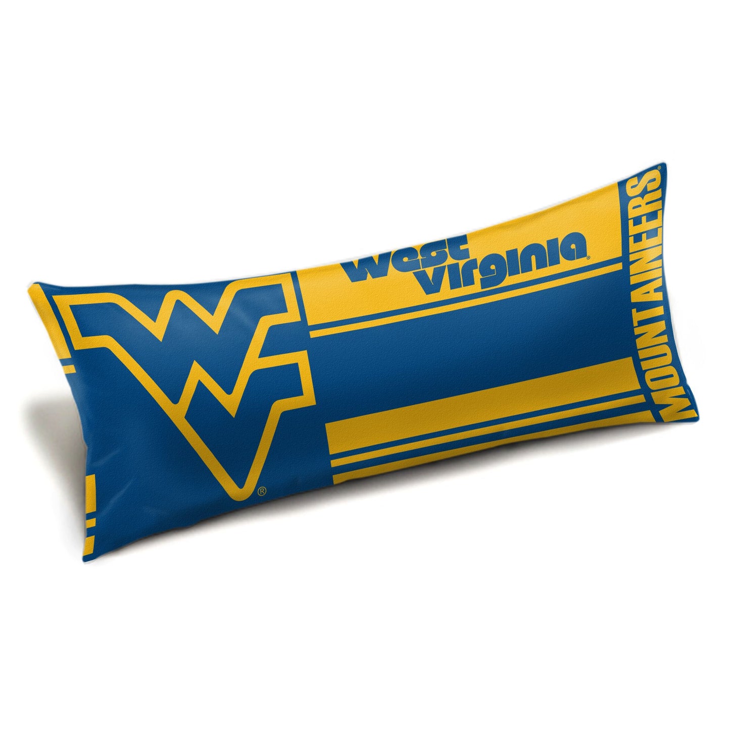 West Virginia OFFICIAL Collegiate Seal Body Pillow(D0102HHY6HV.)