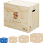 3-in-1 Wooden Jump Box for crossfit Workout 12*14*16in Height Log color(D0102HIVU0U)